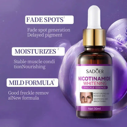 Solución Blanqueante & Suavizante con Nicotinamida (30ml) – Ilumina, Hidrata y Unifica el Tono de la Piel