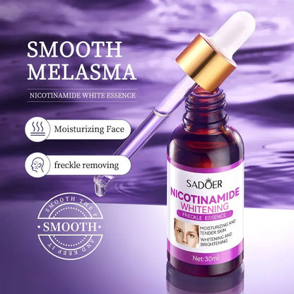 Solución Blanqueante & Suavizante con Nicotinamida (30ml) – Ilumina, Hidrata y Unifica el Tono de la Piel